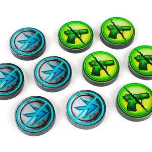 Shatterpoint Compatible. Disarmed/Pinned Token Set