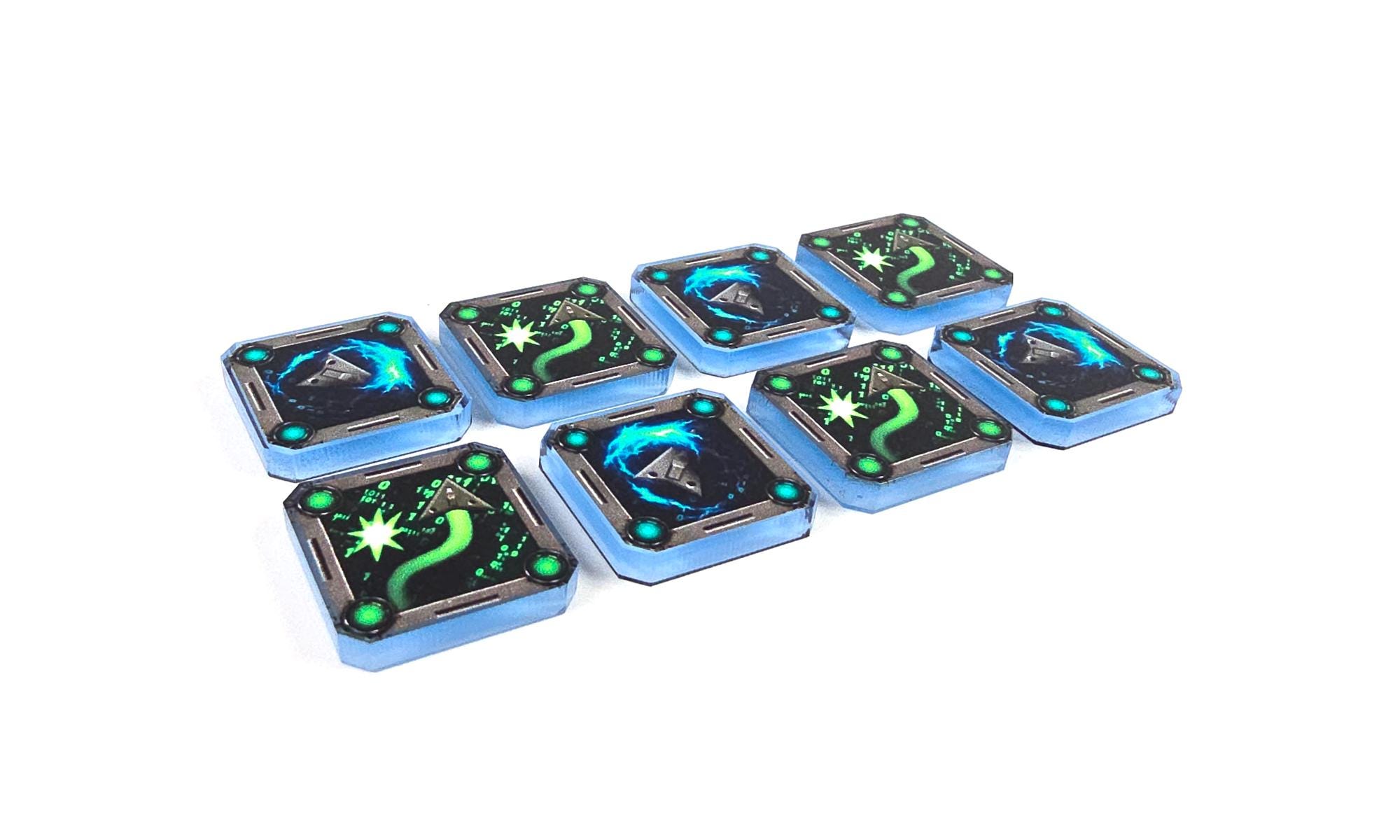 Hohopeti Lot De 60 Pions En Bois – Jetons De Jeu De Société Colorés, Pièces D’Échecs De Remplacement, 2,5 Cm, Accessoires Stratégie