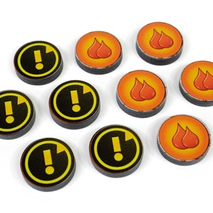 Compatível com Shatterpoint. Conjunto de tokens tensos/expostos