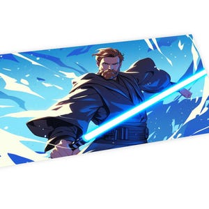 Tapete de jogo para Star Wars Unlimited TCG - Obi Wan - Com ou sem zonas