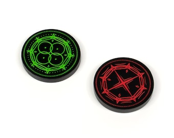 Tokens de uso Listos/Usados para Flesh and Blood TCG