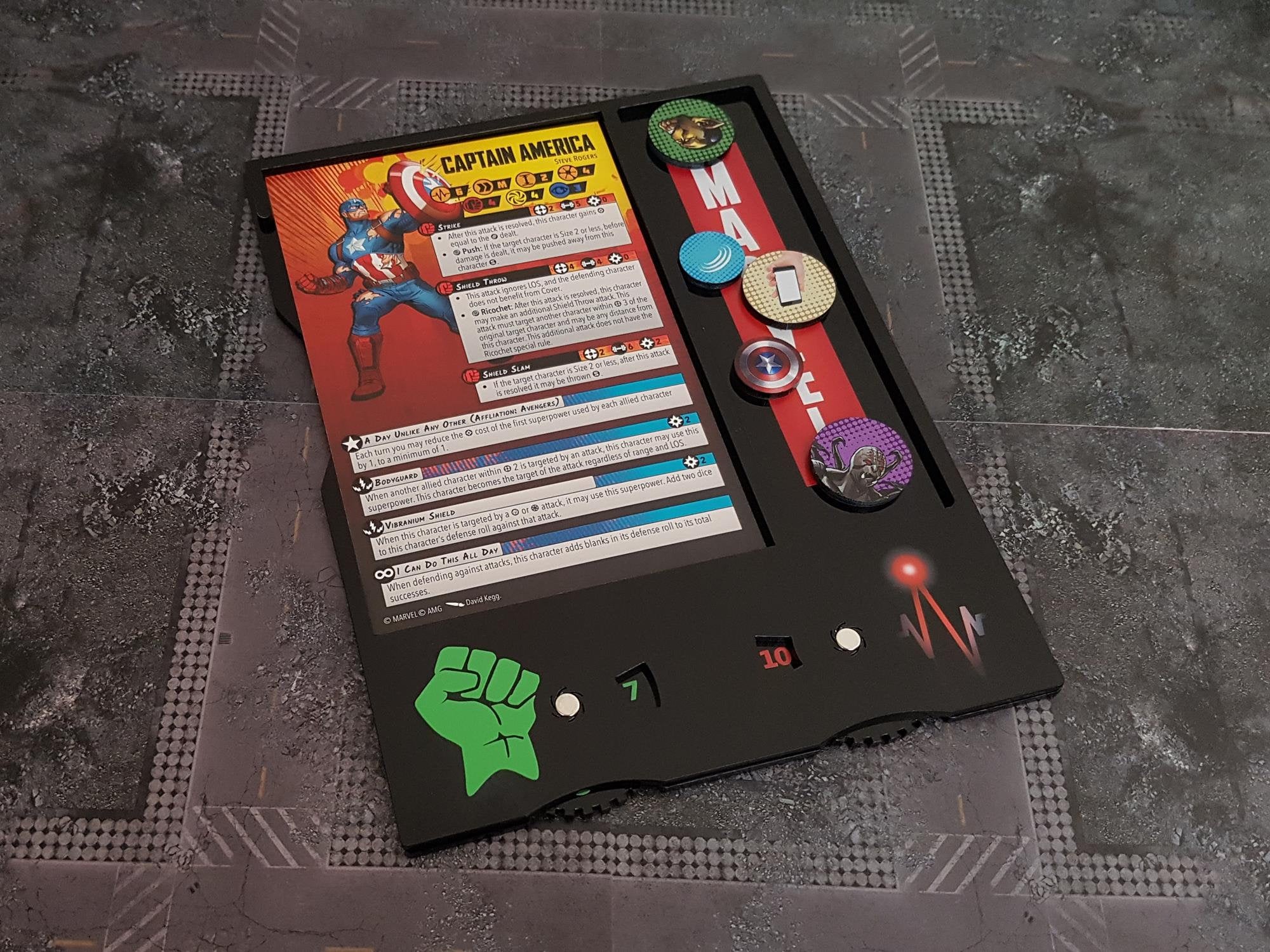 Marvel Crisis Protocol Compatible Character Dashboard - Etsy