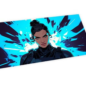 Playmat voor Star Wars Unlimited TCG - Iden Blue - met of zonder zones