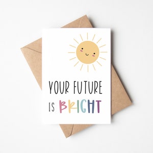 Biglietto di fine anno per studenti/Invito di laurea per bambini/Regalo per studenti/Pacchetto di fine anno/Set di 6/Invito per festa di laurea
