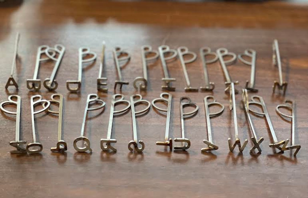 26 Alphabet Branding Irons 1/2 Letter ALL 26 Letters AZ FREE SHIPPING
