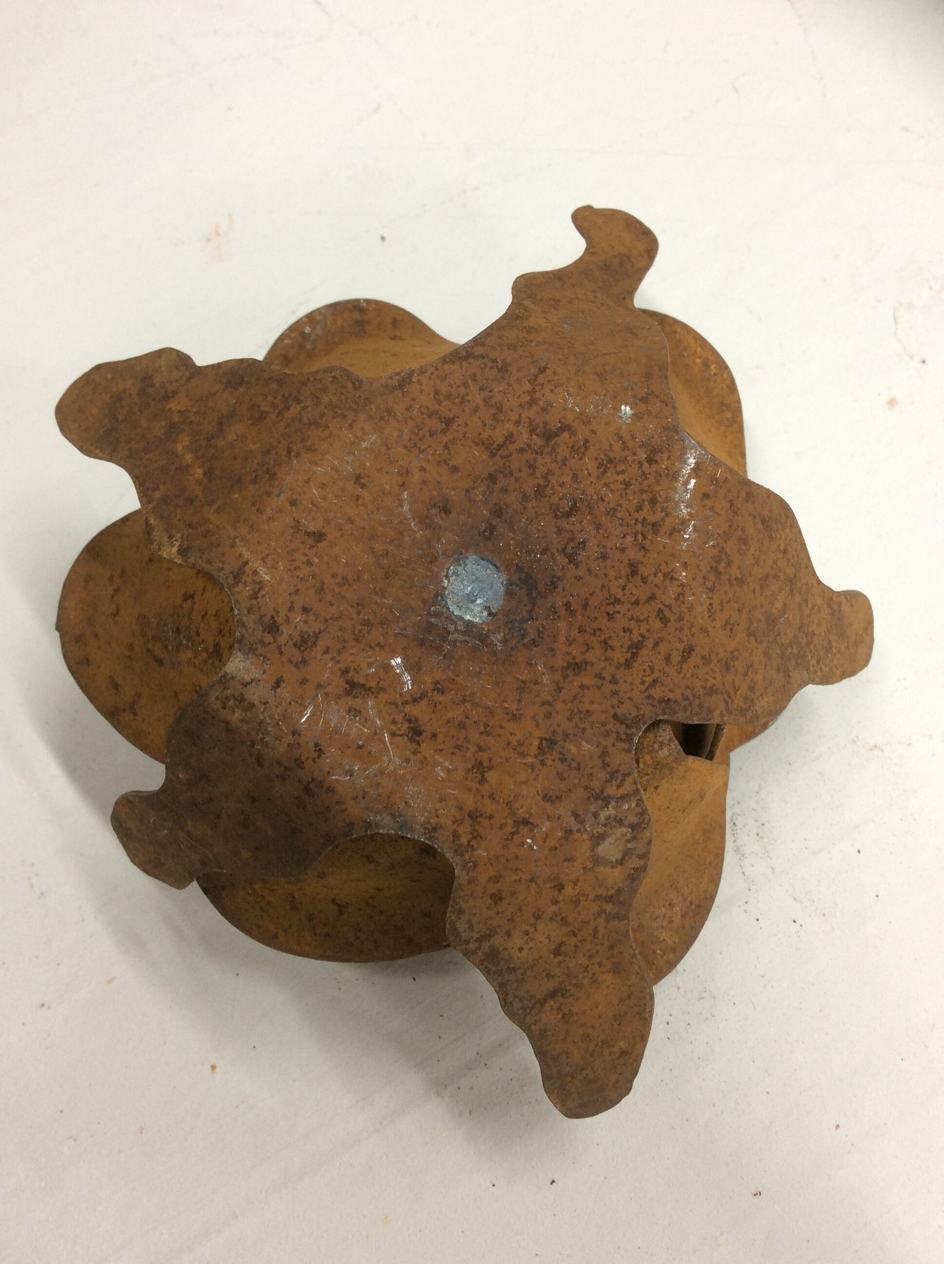 Rustic Metal Rose 4.5 Rustic Metal Rose Hand Cut Rusty Metal Rosehead - Etsy