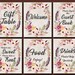 Boho Baby Shower Table Signs Printable, Bohemian Baby Shower, Set of 6 ...