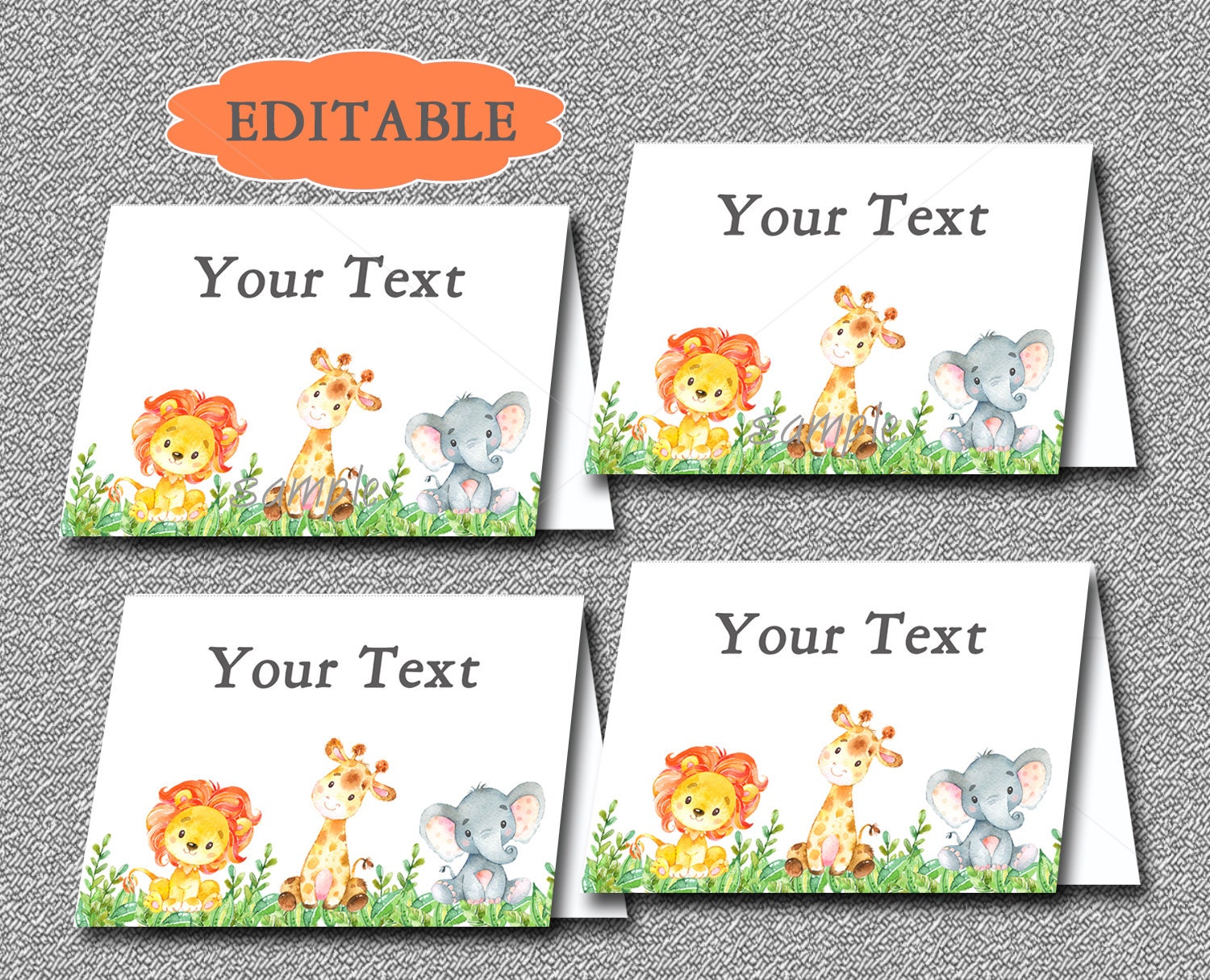 baby-shower-name-cards-gold-foiled-baby-shower-advice-for-parents