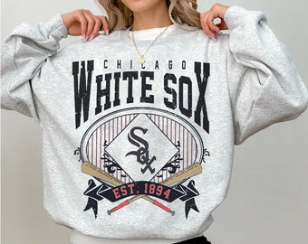 Vintage Chicago Baseball Sweatshirt, Chicago Baseball Shirt, Chicago Baseball Hoodie, White Sox Shirt, Baseball Fan Gifts