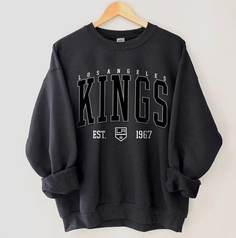 Los Angeles California Crewneck Sweatshirt For Adults - Unisex Medium-Heavy Weight, 50% Cotton 50% Polyester
