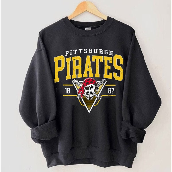 Vintage Pittsburgh EST 1969 Sweatshirt, Pittsburgh Baseball Shirt, Pittsburgh Baseball Hoodie, Baseball Fan Gifts, Pirates Game Day Shirt