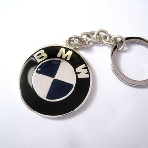 Portachiavi BMW M SPORT Nero Metallo MSPORT Serie 1 2 3 4 5 6 M3 M4 M5 M6