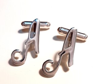 Zilveren manchetknopen overhemd