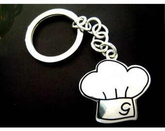 Silver Keychain capello chef