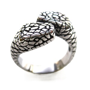 Anello argento snake