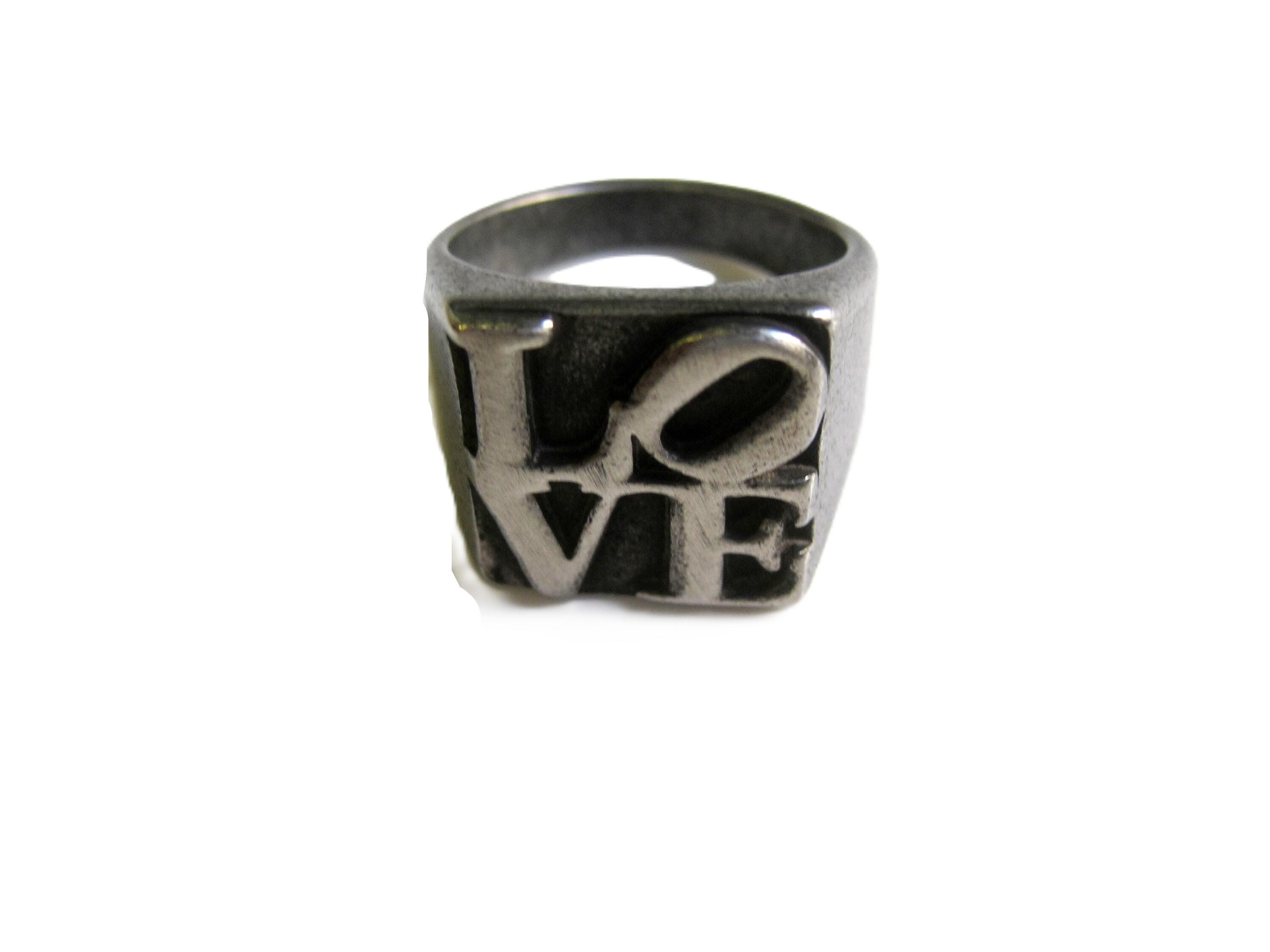 Robert indiana love ring - Etsy 日本