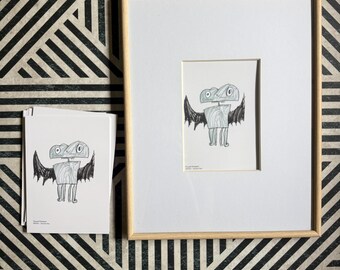Cloud Creeper Creature Art Print | Series One | Strange Creature Co. | Monster Illustration |