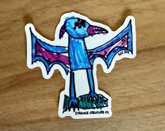 Bluewing Vinyl Sticker | Strange Creature Co. | Official Creature Sighting
