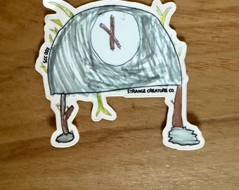 Barkback Vinyl Sticker | Strange Creature Co. | Official Creature Sighting