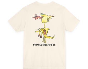 Adult Cindershark Creature Shirt | SCC 005 | Adult Graphic Tee | Original Monster Art