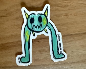 Sparkfoot Vinyl Sticker | Strange Creature Co. | Official Creature Sighting