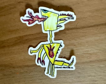 Cindershark Vinyl Sticker | Strange Creature Co. | Official Creature Sighting