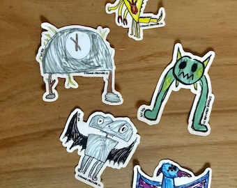 Strange Creature Co Sticker Pack | Pick Any 3 Creature Stickers