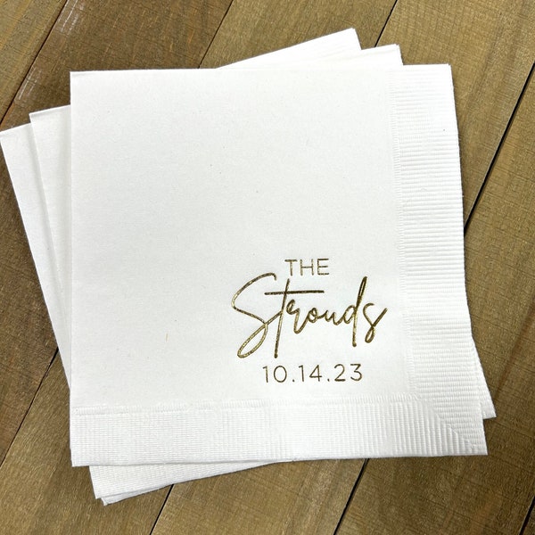 Personalized Napkins Etsy