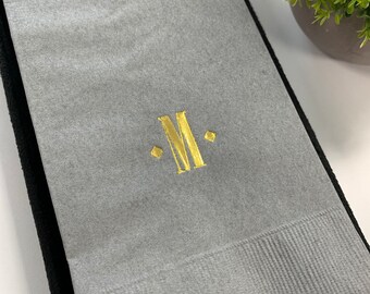 monogrammed disposable hand towels for bathroom