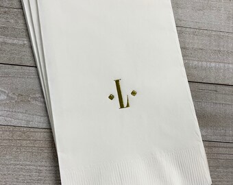monogrammed disposable hand towels for bathroom