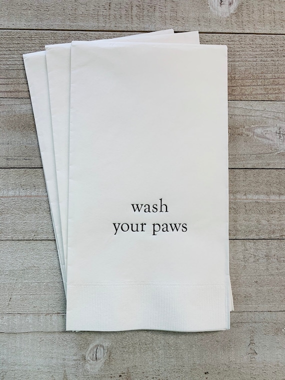Personalized disposable guest hand towels for bathroom hotsell