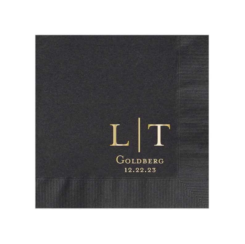 Personalized Napkins Personalized Napkins Wedding Anniversary Etsy