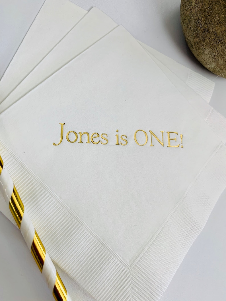 50 Personalized Napkins Personalized Napkins Printed Etsy