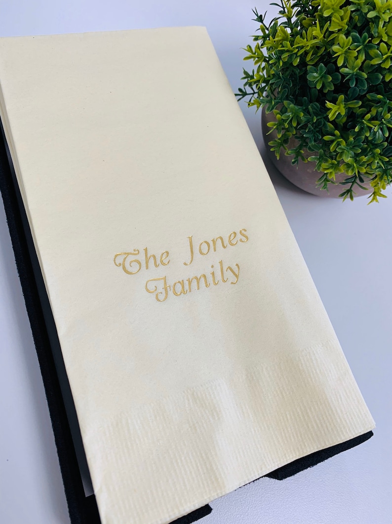 50 Personalized Hand Guest Towels Paper Bathroom Napkins Etsy UK