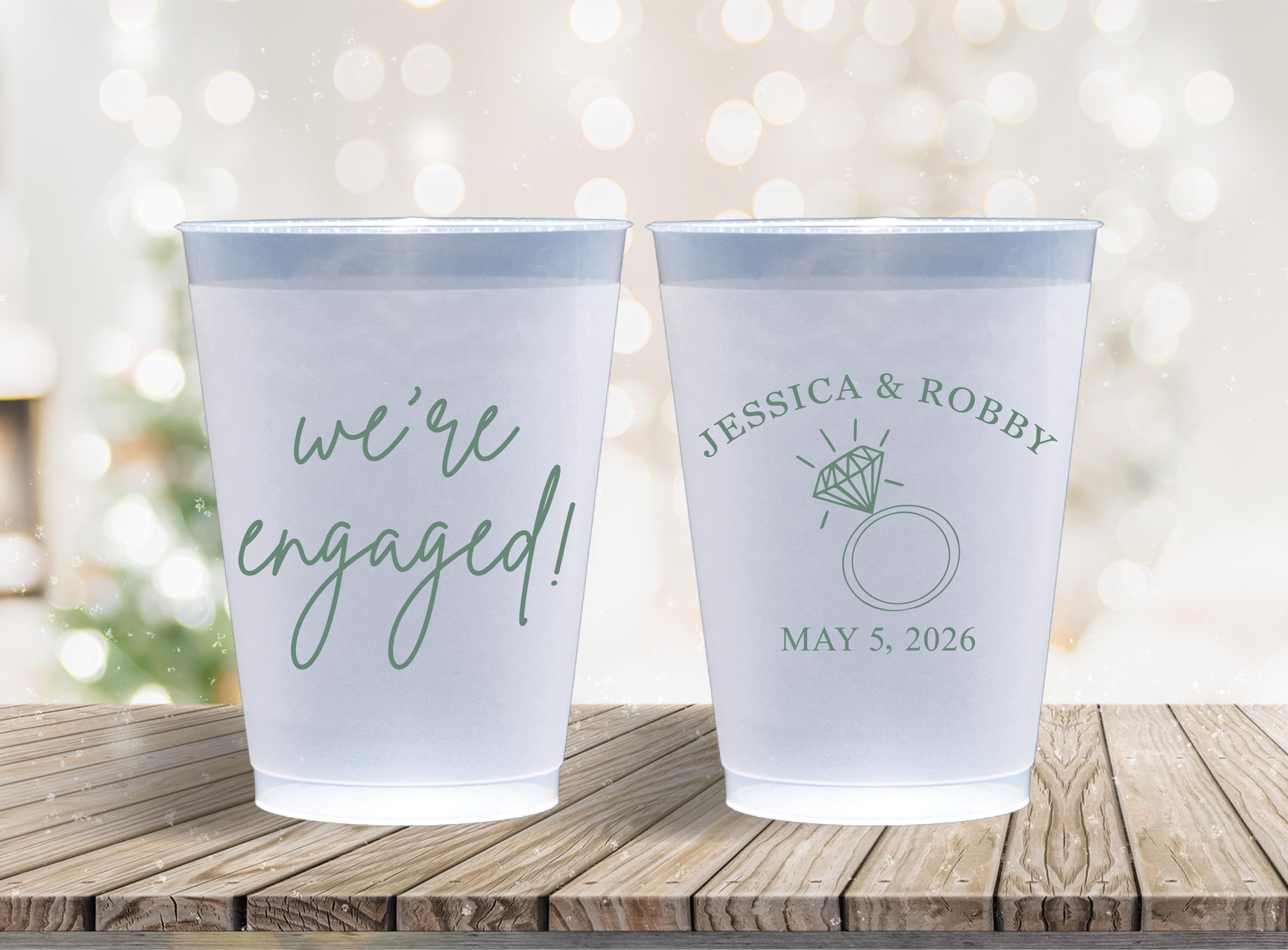 Clear Plastic Wedding Cups - Etsy