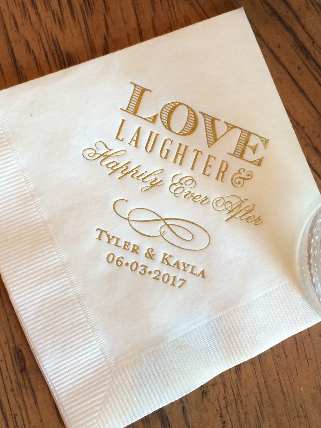 Personalized Wedding Napkins Personalized Napkins Bridal Etsy