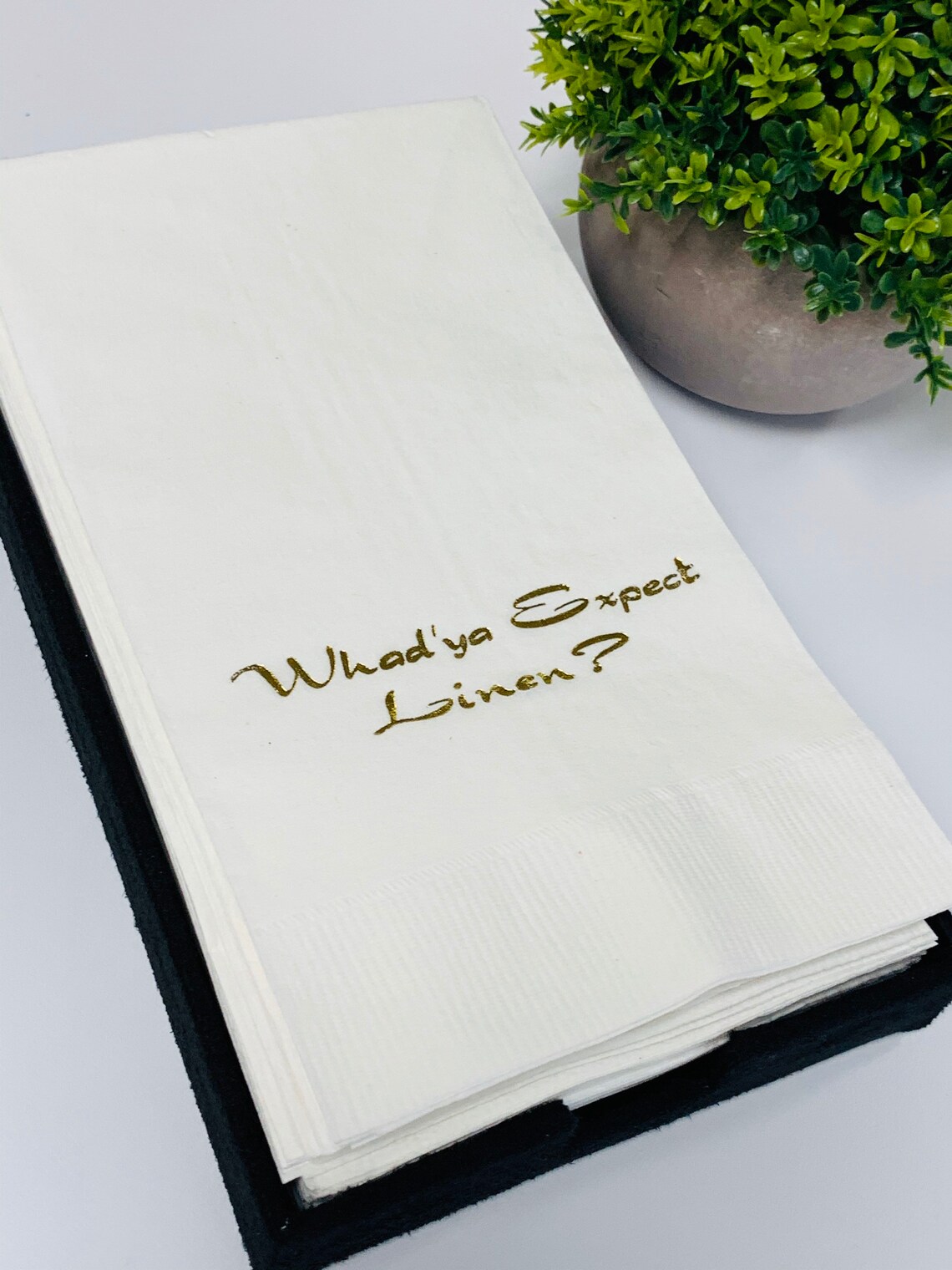 100 Personalized Hand Guest Towels Paper Whad'ya Expect Etsy