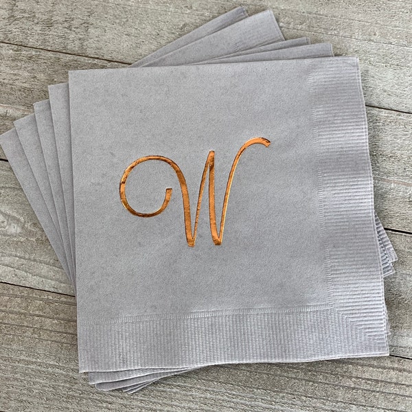 Personalized Napkins With Initials Etsy