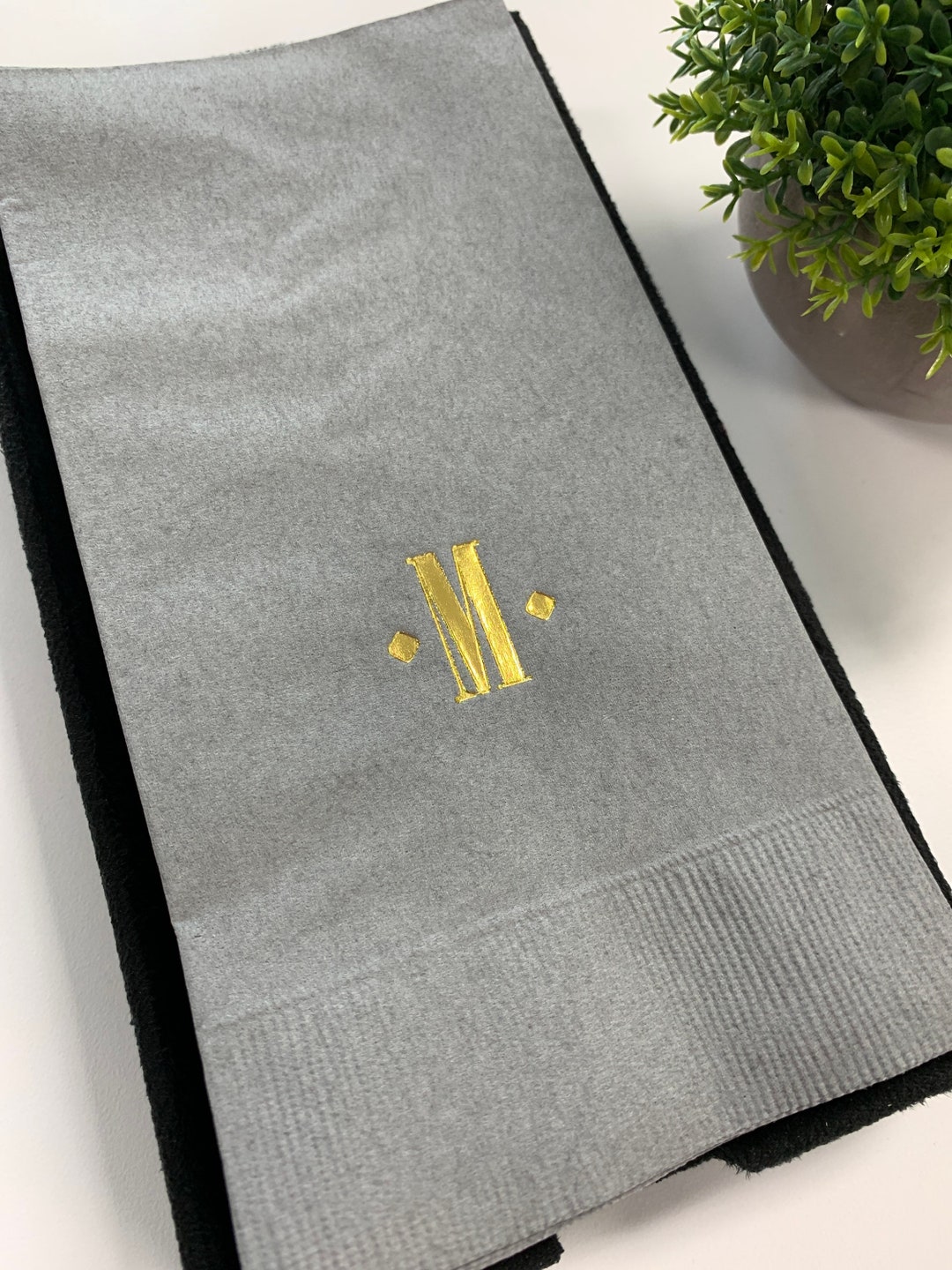 50 Personalized Hand Guest Towels Paper Dinner Napkins Wedding Favors ...