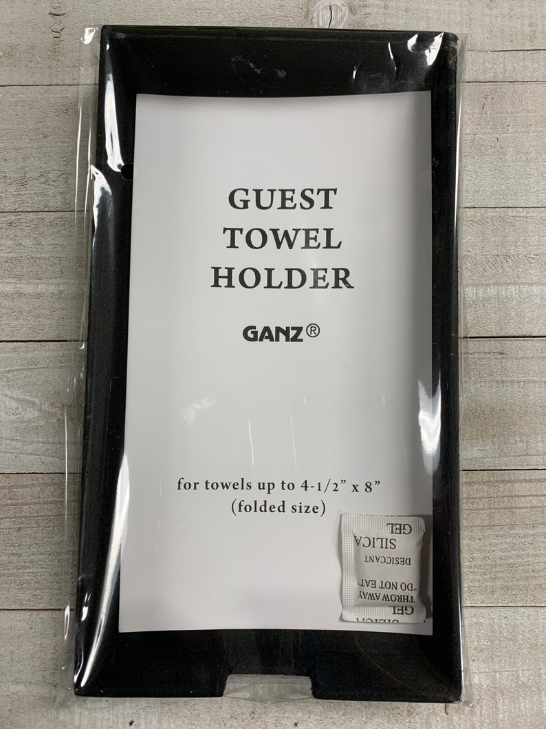 Guest Towel Holder Black Bathroom Napkin Holder Paper Etsy