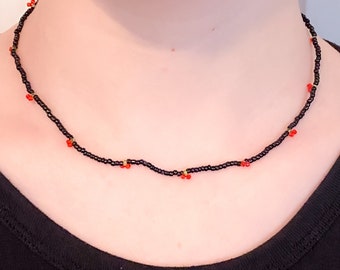 Beaded Cherry necklace