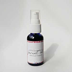coQ10 & Sea Buckthorn Vegan Facial Oil | Organic Face Oil | Herbal Anti Aging Moisturizer | Rosehip Firming Oil