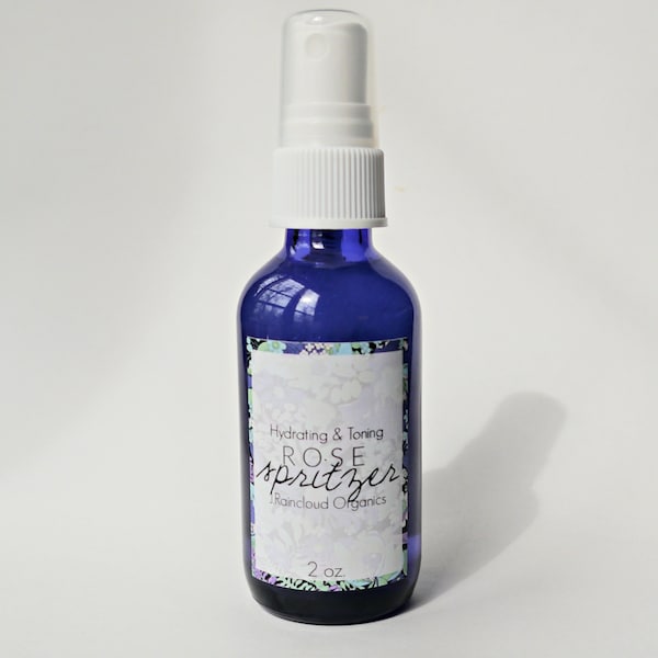 Rose Hydrating Skin Spritzer | Vegan Skin Toner | Toning Spray with Witch Hazel & Essential Oils