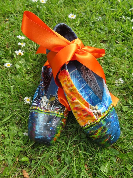 Painted pointe shop shoes