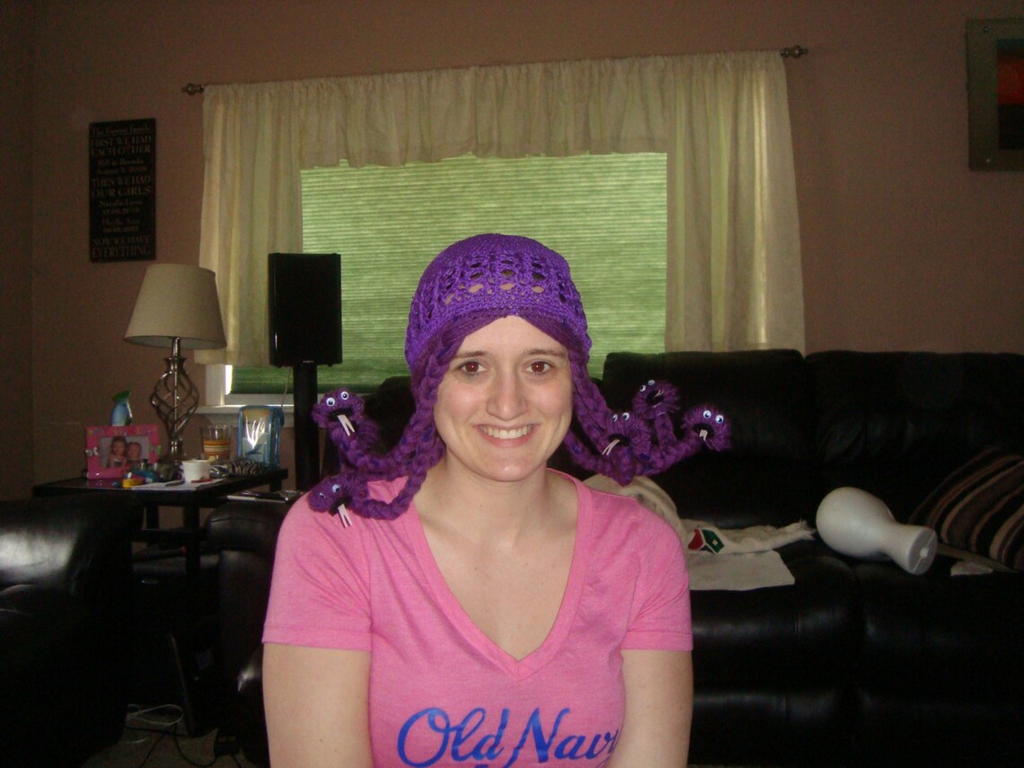 Celia Monsters Inc inspired wig hat Etsy