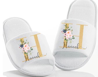 personalised luxury slippers