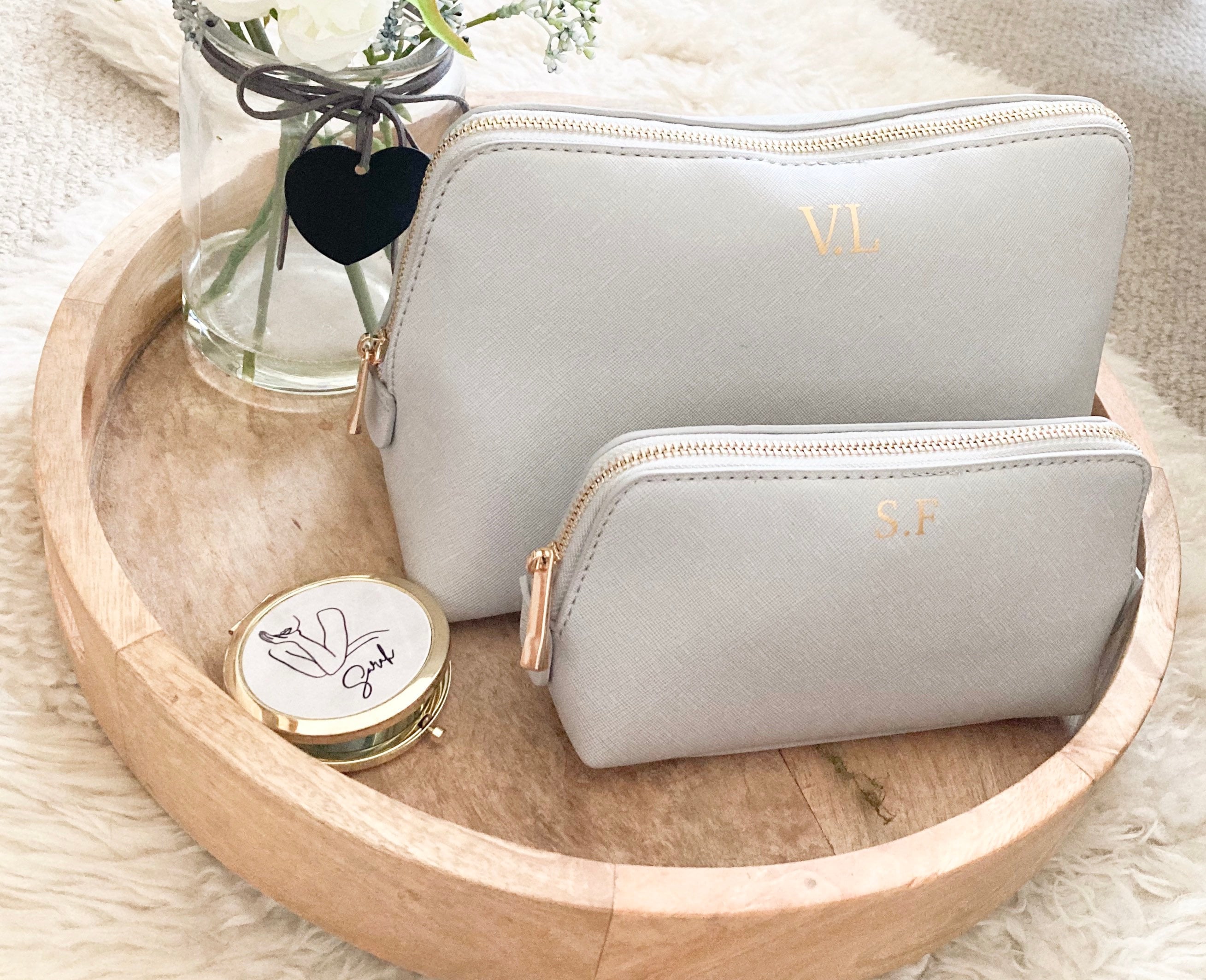 luxury makeup pouch