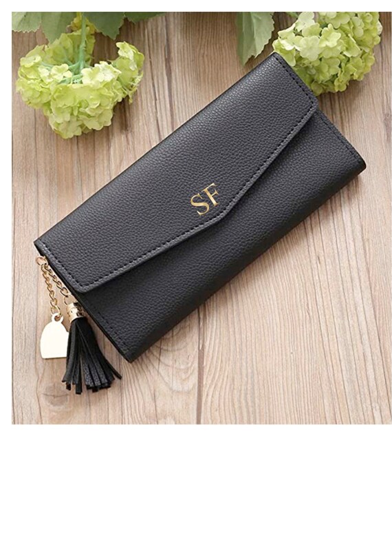 personalised initial purse