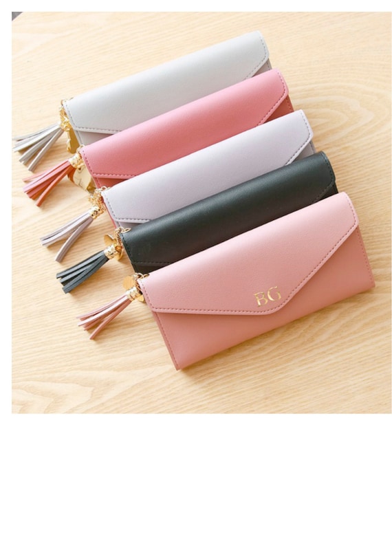 personalised initial purse
