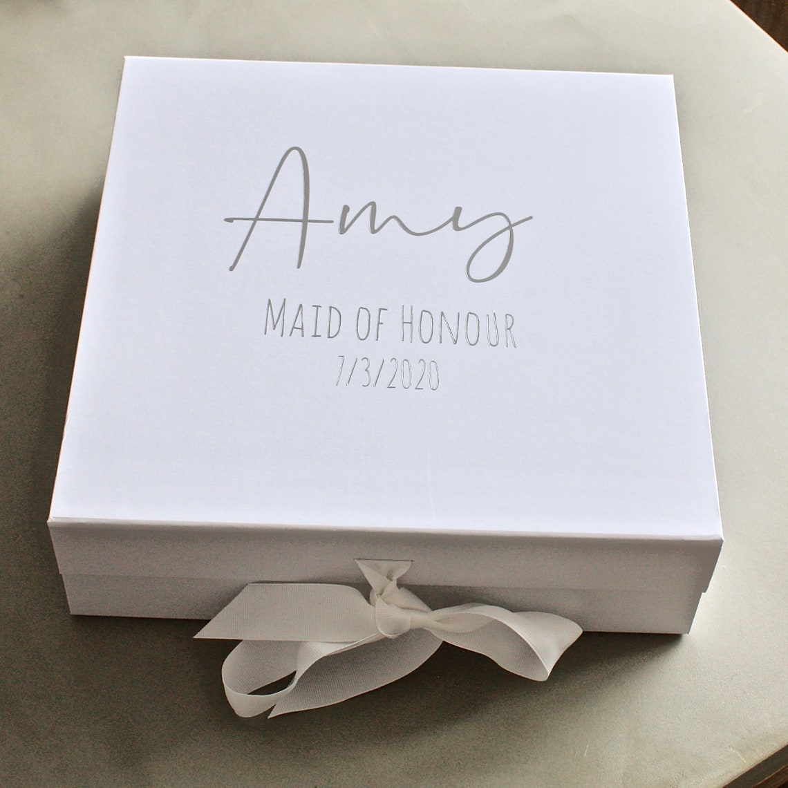 Large Bridesmaid Proposal Box Bridesmaid Thank You Box Etsy UK